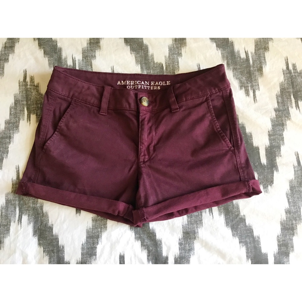 AEO NWOT • Twill X Midi shorts